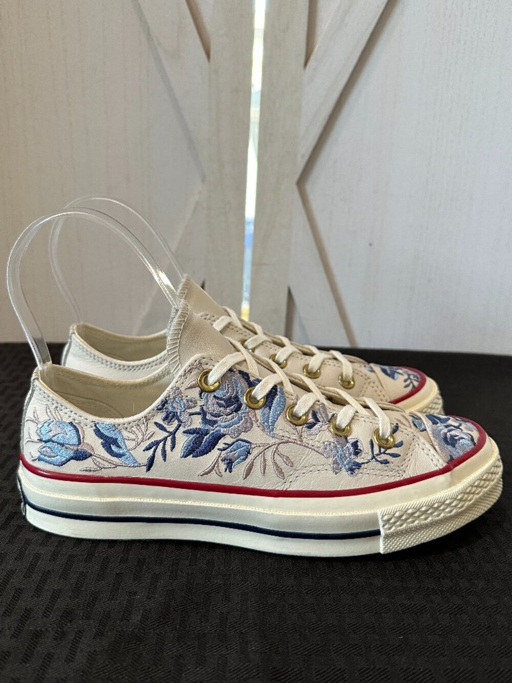 Converse Chuck 70 Low Leather "Parkway Floral" Embroidery Sneakers Women’s 6